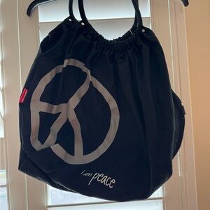 New Peace Love World Alina Villasante Black Bag